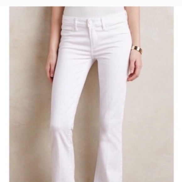 PAIGE Denim - Paige Canyon Flare White Denim Jeans